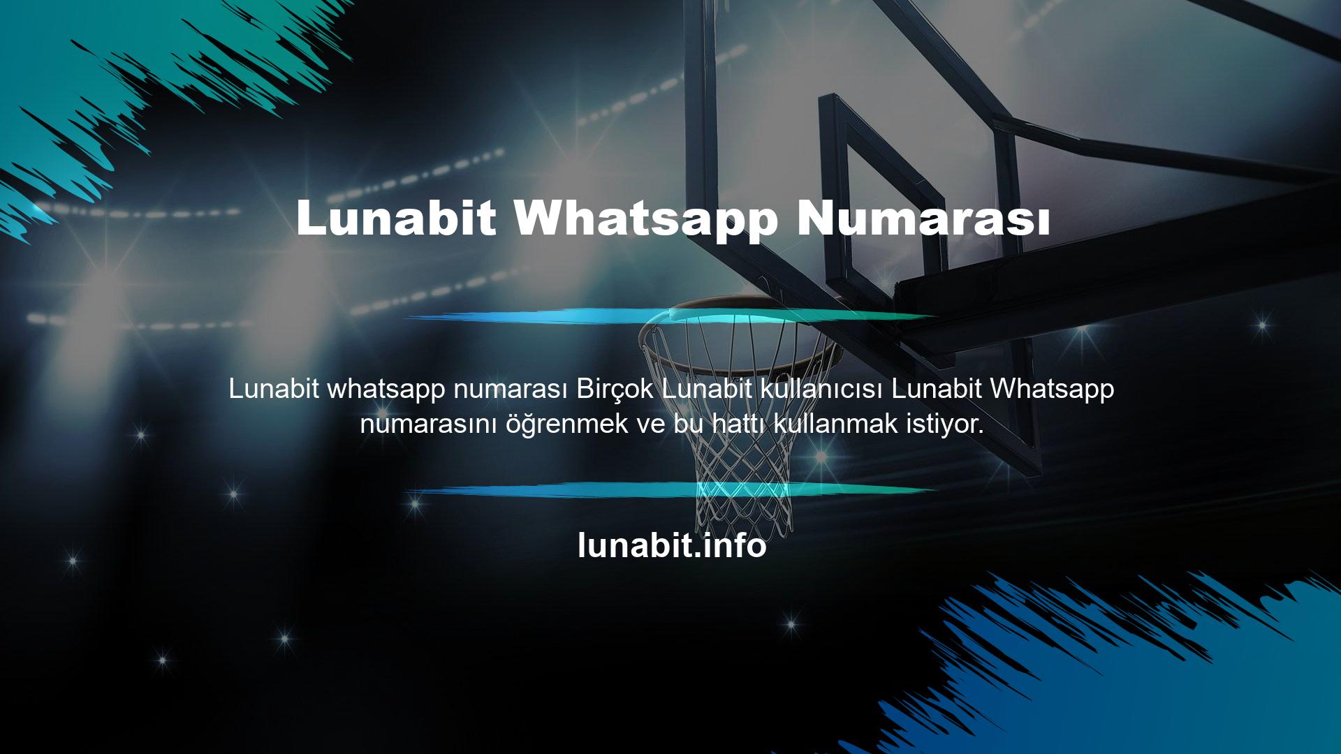 Bu kullanıcıların Lunabit Whatsapp numaralarını bulduk ve sizlerle paylaşmaya karar verdik