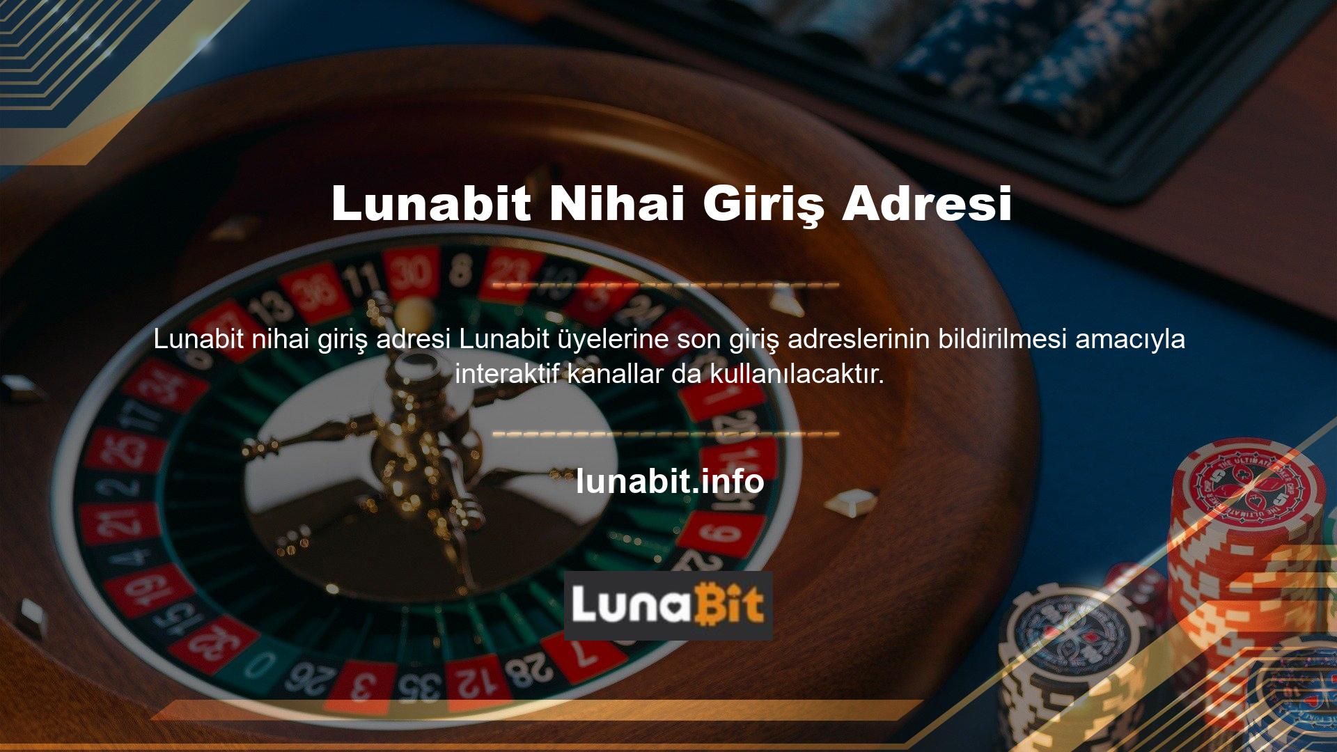 Bu bildirimler sayesinde Lunabit giriş adresinizi kullanarak değerli dünya yayınlarına sınırlı bir süre için ulaşabilirsiniz