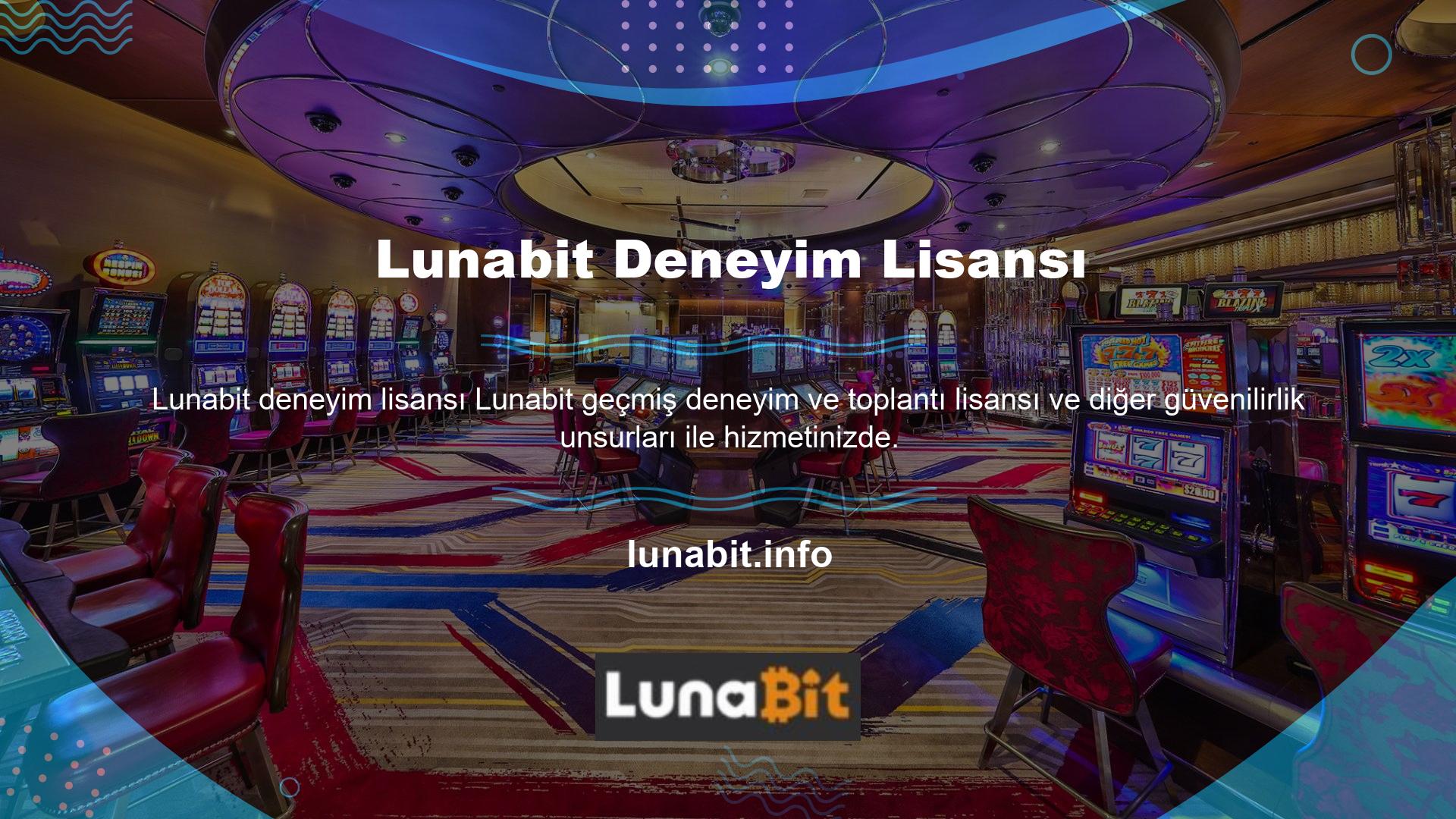 Uzun vadeli ve karlı eğlence için Lunabit seçin! Sektördeki tüm oyuncular bonus fırsatlarına odaklanmaya devam ederken, Lunabit her seferinde büyük fırsatlarıyla müşterileri şaşırtmaya devam ediyor